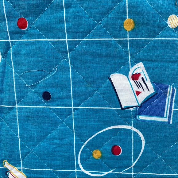 2 Pieces Vintage Printed Quilted Fabrics - Picture 8 of 8